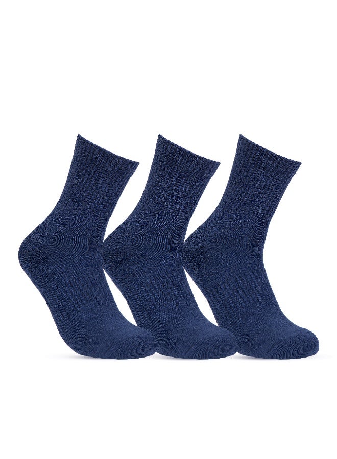 STITCH Men's Pack of 3 Half Terry L-Shape Casual Socks - Image 1